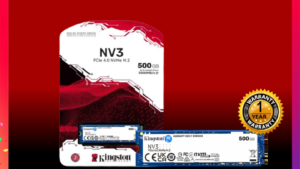 SNV3S/500G NV3 PCIe 4 NVMe SSD 500GB Capacity 5000MBs Kingston’s NV3 PCIe 4.0 NVMe SSD  500GB Capacity - Gen 4x4 NVMe PCIe performance - Up to 5