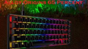 4P5D6AX#ACB Alloy Origins 65 Mechanical Gaming Keyboard HyperX Alloy Origins 65 - Mechanical Gaming Keyboard – Compact 65% Form Factor - Linear Red Switch - Double Shot PBT Keycaps - RGB LED Backlit - NGENUITY Software Compatible