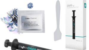 R-DM9-GY040C-G DM9 Silicone Resin Based Thermal Paste 4g Deepcool DM9 Silicone Resin Based Thermal Paste 4 grams ; Ultra-stable within -50°C to +250°C ; Professional-Grade Low Thermal Resistance & High Thermal Conductivity ; 4g Grease Weight