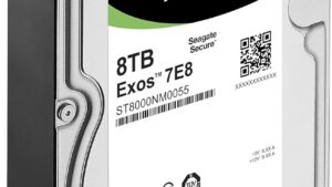 ST8000NM0055 Enterprise Hard Drive 8 TB Seagate Exos 7E8 ST8000NM0055 - Hard drive - Enterprise Hard Drive 8 TB - internal - 3.5-inch - SATA 6Gb/s - 7200 rpm - buffer