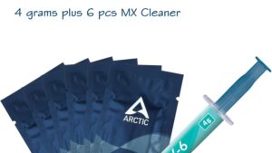 ARCTIC 4 grams MX-6 Thermal Paste 6 MX CLEANER ACTCP00084A ARCTIC 4 grams MX-6 Thermal Paste 6 Pcs MX Cleaner ARCTIC 4 grams MX-6  Ultimate Performance Thermal Paste for CPU