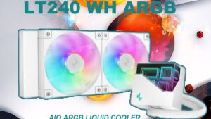 R-LT240-WHAMNC-G-1 DeepCool LT240 WH ARGB AIO WHITE LIQUID COOLER DeepCool LT240 WH ARGB AIO WHITE LIQUID COOLER