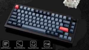 V1M-D1 Max Wireless Mechanical Keyboard RED Switches Keychron V1 Max Wireless Custom Mechanical Keyboard