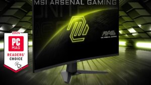 9S6-3DC91M-008 32 inch QHD 180Hz Curved Gaming Monitor MSI MAG 32CQ6F 31.5" QHD 180Hz 1500R Curved Gaming Monitor 0.5ms (GTG) Rapid VA Panel; 2560 x 1440 (WQHD) High Resolution ; VESA Display HDR 400  ; Adaptive Sync ; Tilt Adjustability ; AI Vision Enhanced