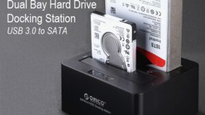 ORICO-6629US3 Offline Clone Dual Bay Hard Drive Docking ORICO Dual Bay Hard Drive Docking Station USB 3.0 to SATA with Offline Clone Function Hard Drive Duplicator for 2.5" 3.5" SSD HDD [UASP Protocol and 2 x 12TB Supported]- 6629US3