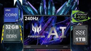 PHN16-72-99B2 Helios Neo 16 i9-14900HX RTX 4060 32GB RAM Acer Predator Helios Neo 16 PHN16-72-99B2 Intel® Core™ i9-14900HX | 32 GB DDR5 RAM