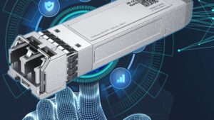 AXON-SFP-10G-SR Optic Multimode Transceiver SFP 10G BASE SR Fiber Optic Multimode Module  Transceiver SFP+ 10G BASE SR 300M 850nm 300m MM LC DDM ; for Data Transmission Over Two Multimode Fibers (MMF)  10 Gbps Speed Over Distances of up to 300 m