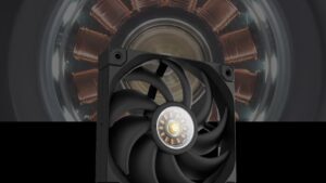 R-FT12SLIM-BKWPN1-G DeepCool FT12 120mm Black Case Fan White LED DeepCool FT12 White LED 120mm Case Fan ; 3-phase