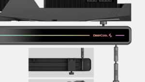 R-ST500-BKA1AA-G ST500 ARGB GPU Support Bracket Adjustable DeepCool ST500 ARGB GPU Support Bracket ; Adjustable 3-Axis ; Sturdy Dual-Slot Bracket ; A-RGB Easy Synchronization ; 5V 3-pin ARGB Splitter Connector 500mm Cable ; 1.5W Low Rated Power Consumption 