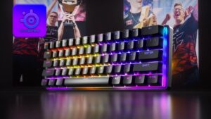 Apex Pro Mini Wireless Mechanical Keyboard SteelSeries Apex Pro Mini Wireless Mechanical Gaming Keyboard - World's Fastest Keyboard - Adjustable Actuation - Compact 60% Form Factor - RGB - PBT Keycaps - Bluetooth 5.0 - 2.4GHz - USB-C