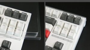 RK ROYAL KLUDGE R87 Wired Mechanical Keyboard Tenkeyless TKL 87 Key RGB Backlit Hot-swappable Gamer Keyboard Customized Keycaps with Dust Cover Brown Switch - White Mechanical Keyboard Brown Switch Tenkeyless White