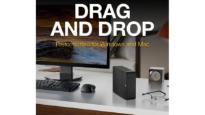 Easy-to-use desktop hard drive - simply plug in the power adapter and USB cable Fast file transfers with USB 3.0 Drag-and-drop file saving right out of the box Automatic recognition of Windows and Mac computers for simple setup (Reformatting required for use with Time Machine) Enjoy peace of mind with the included limited warranty and Rescue Data Recovery Services