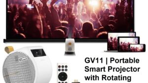 9H.JR377.59R BenQ GV11 Portable Wireless Smart Projector BenQ GV11 Portable Smart Projector with Rotating Angle Projection