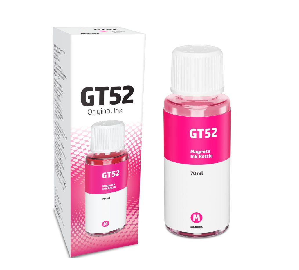 GT52 Magenta Refill Ink Bottle for HP DeskJet Gt5800 series