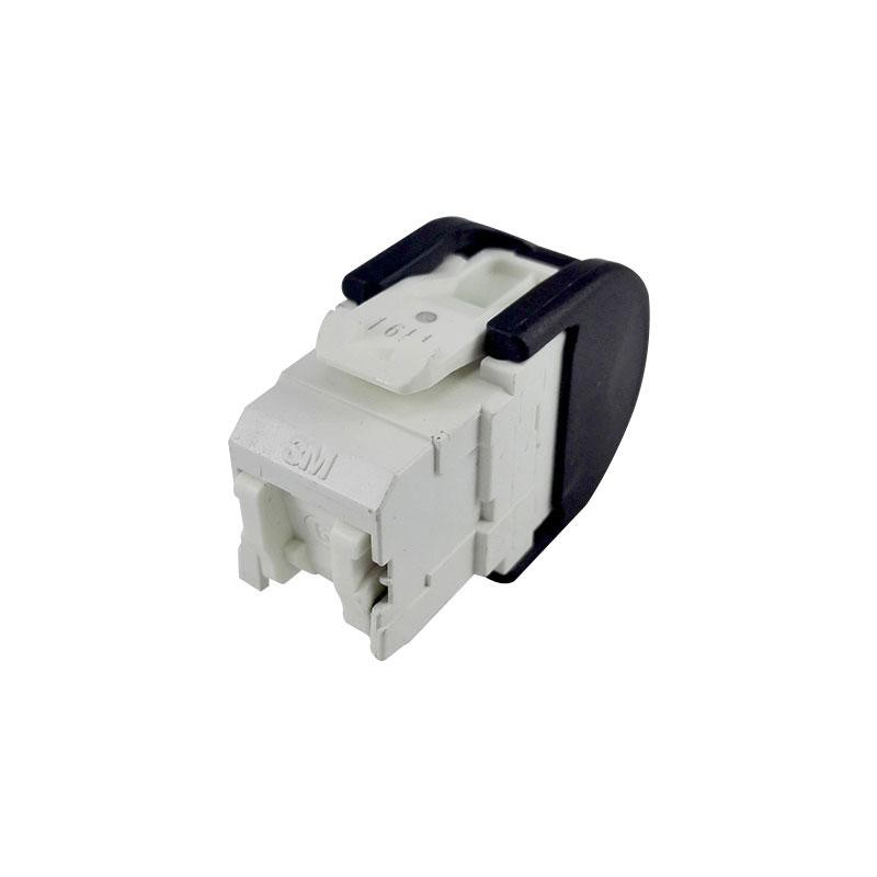 3M Volition Cat6 8-Way Female Tool-less IO Information Outlet RJ45 Connector Keystone Mount 3M Cat6 RJ45 Connector Keystone Mount