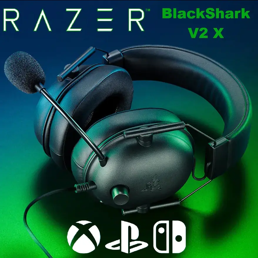 RZ04-03241000-R3G1 BlackShark V2 X Wired Esports Headset for PS5 Razer BlackShark V2 X - Wired Esports Headset for PlayStation console PS5