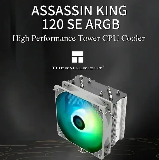 ASSASSIN-120SE-RGB Assassin King 120 SE ARGB CPU Air Cooler Thermalright Assassin King 120 SE ARGB CPU Air Cooler