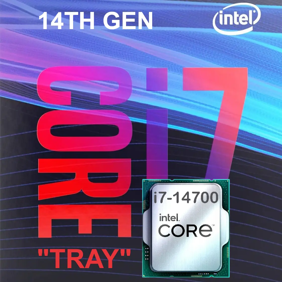 I7-14700-TRAY CPU Intel Core i7-14700 Core i7 14th Gen CPU Intel® Core™  i7-14700 - Core i7 14th Gen Raptor Lake 20-Core (8P+12E) 28-Threads ; LGA 1700 65W TDP ; 5.4 GHz Max Turbo Frequency ; Intel UHD Graphics 770 Processor