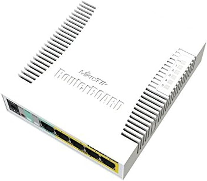 Mikrotik RB260GSP 5 Gigabit Ethernet Ports and One SFP Cage / SOHO switch - supports Atheros Switch Chip