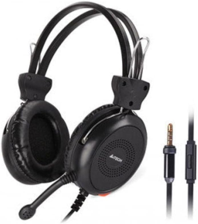 A4TECH HS-30 ComforFit Stereo Headset in Black - Headband Wearing style - Wired 2m Cable length A4TECH HS-30 ComforFit Stereo Headset in Black