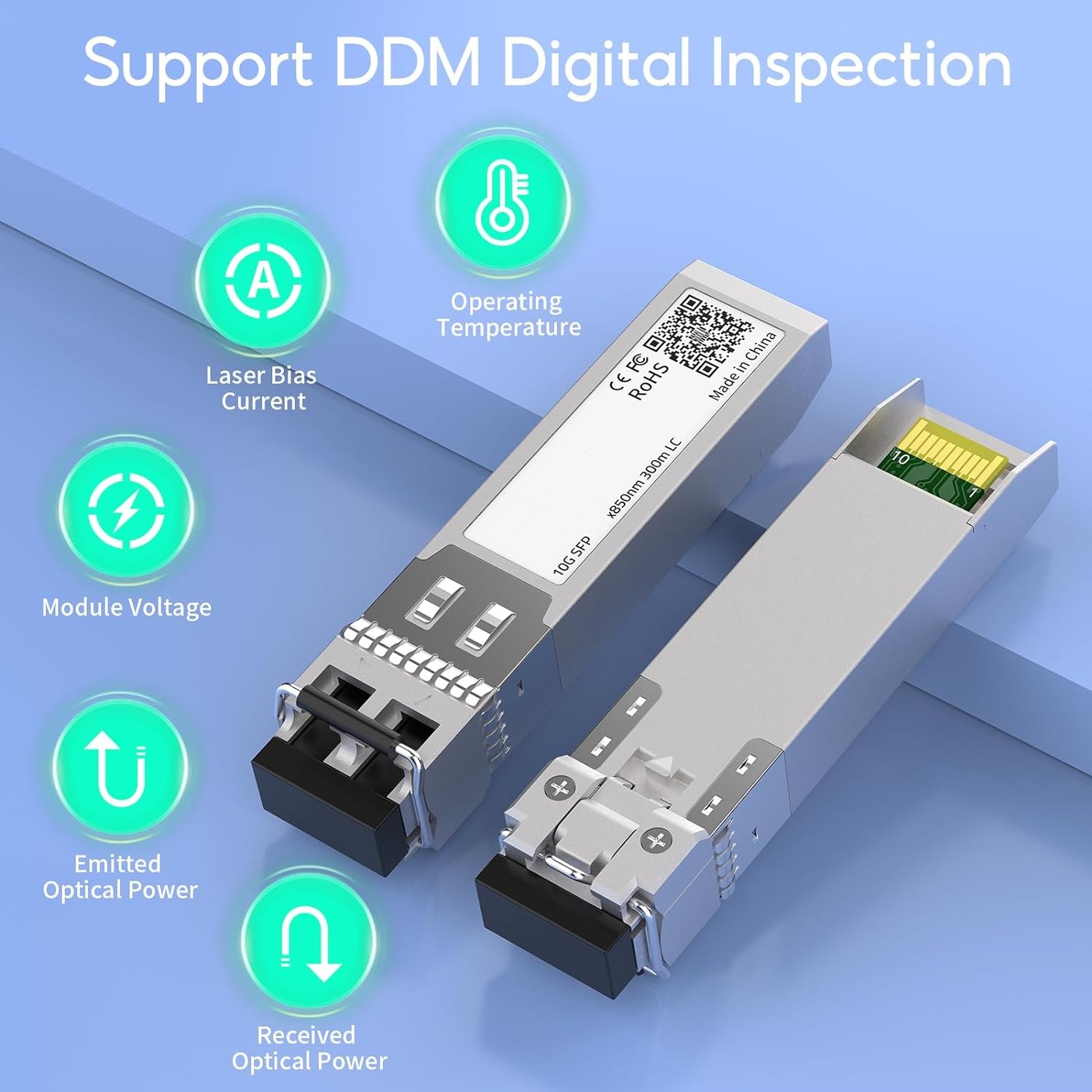 SFP-MULLTI 10GBase SR SFP Plus Transceiver 850nm MMF 10GBase-SR SFP+ Transceiver