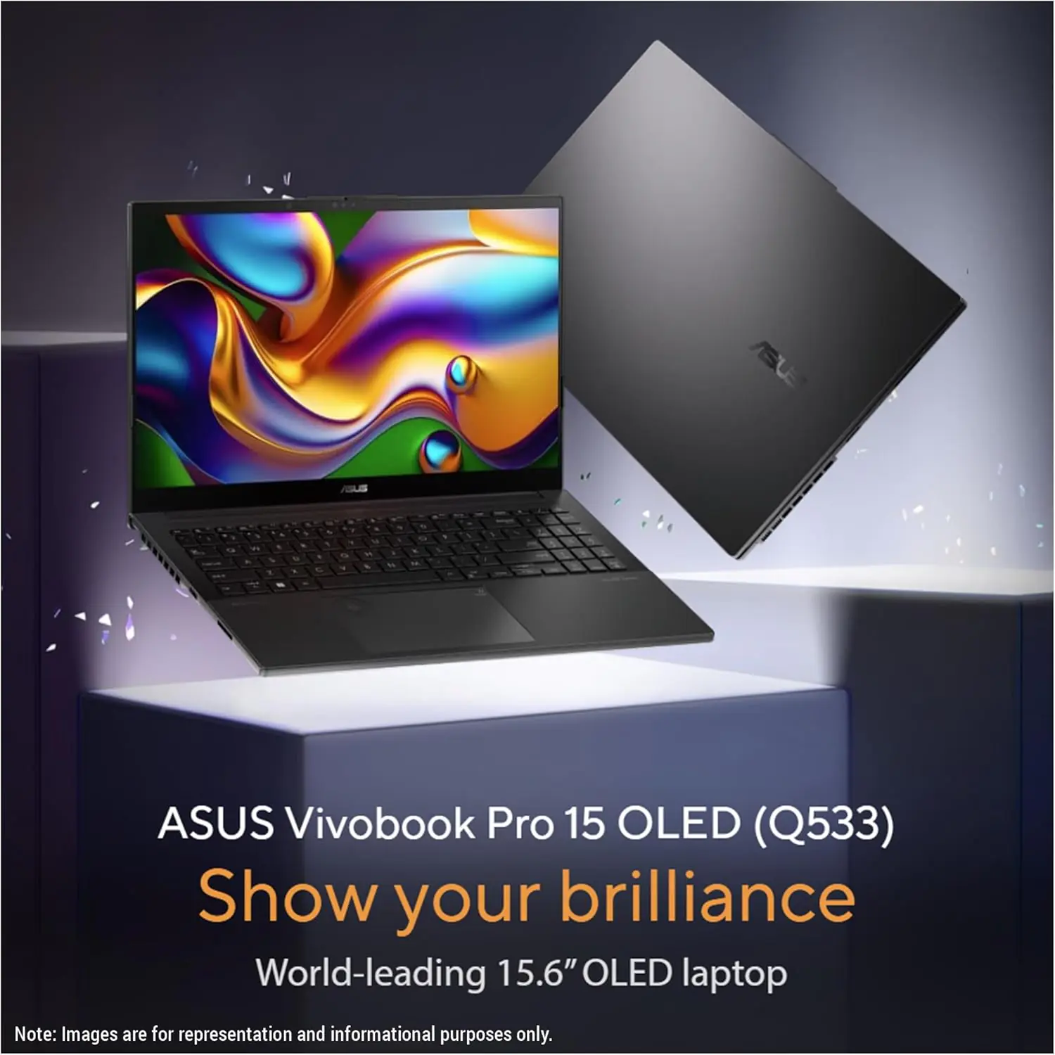 90NB13C1-M00050 Vivobook Pro 15 OLED Ultra 7 155H RTX 3050 ASUS Vivobook Pro 15 OLED Intel® Core™ Ultra 7 Processor 155H