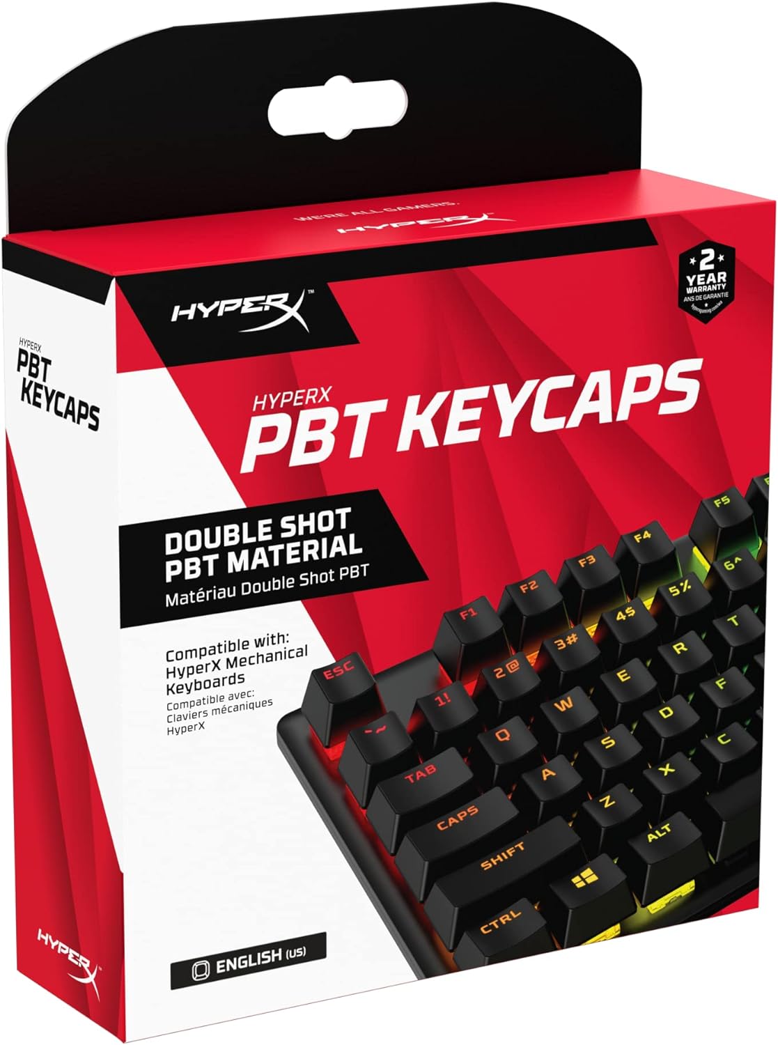 HyperX PBT Keycaps – Full Key Set