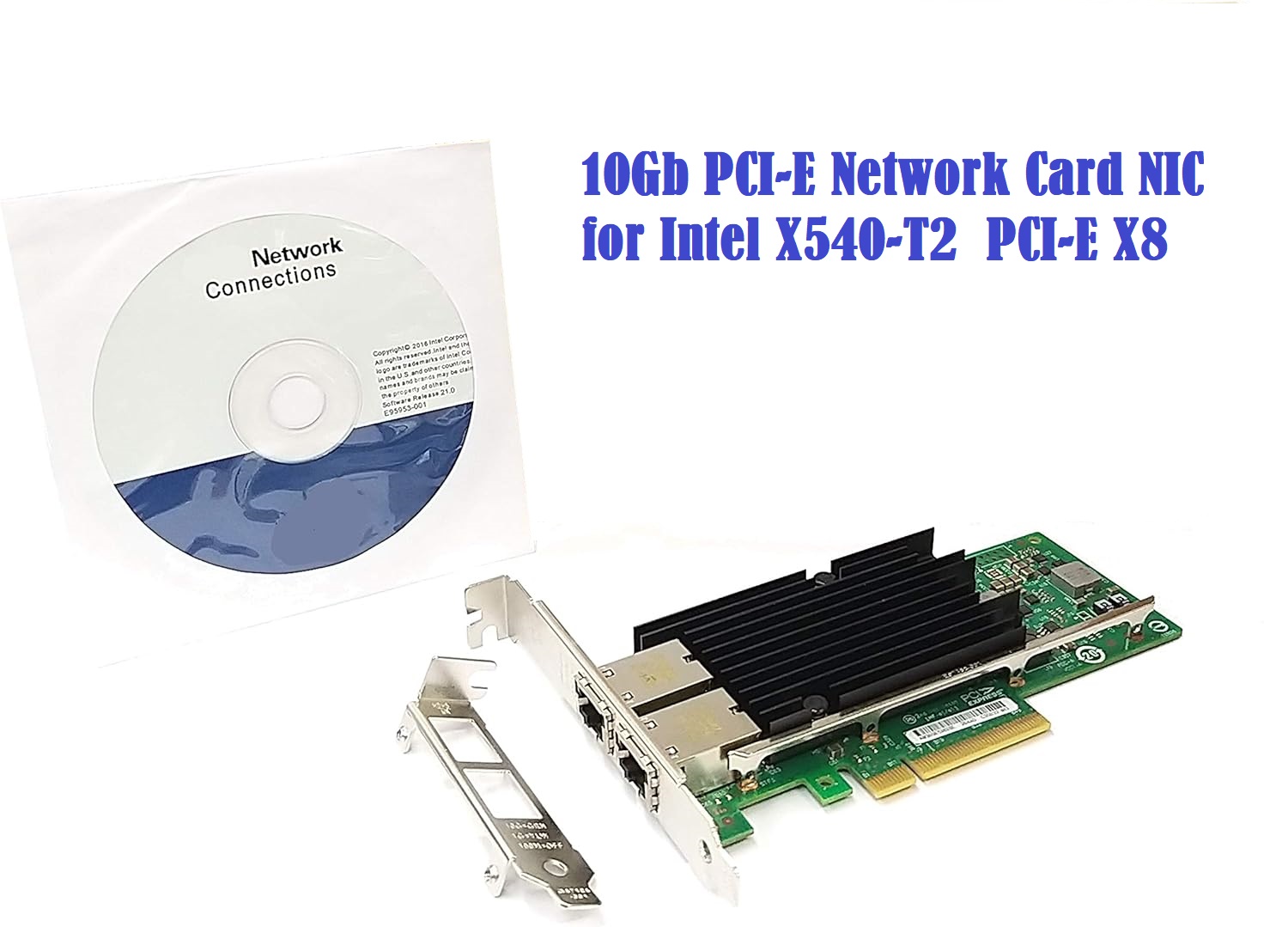 10Gb PCI-E Network Card NIC Compatible for Intel X540-T2