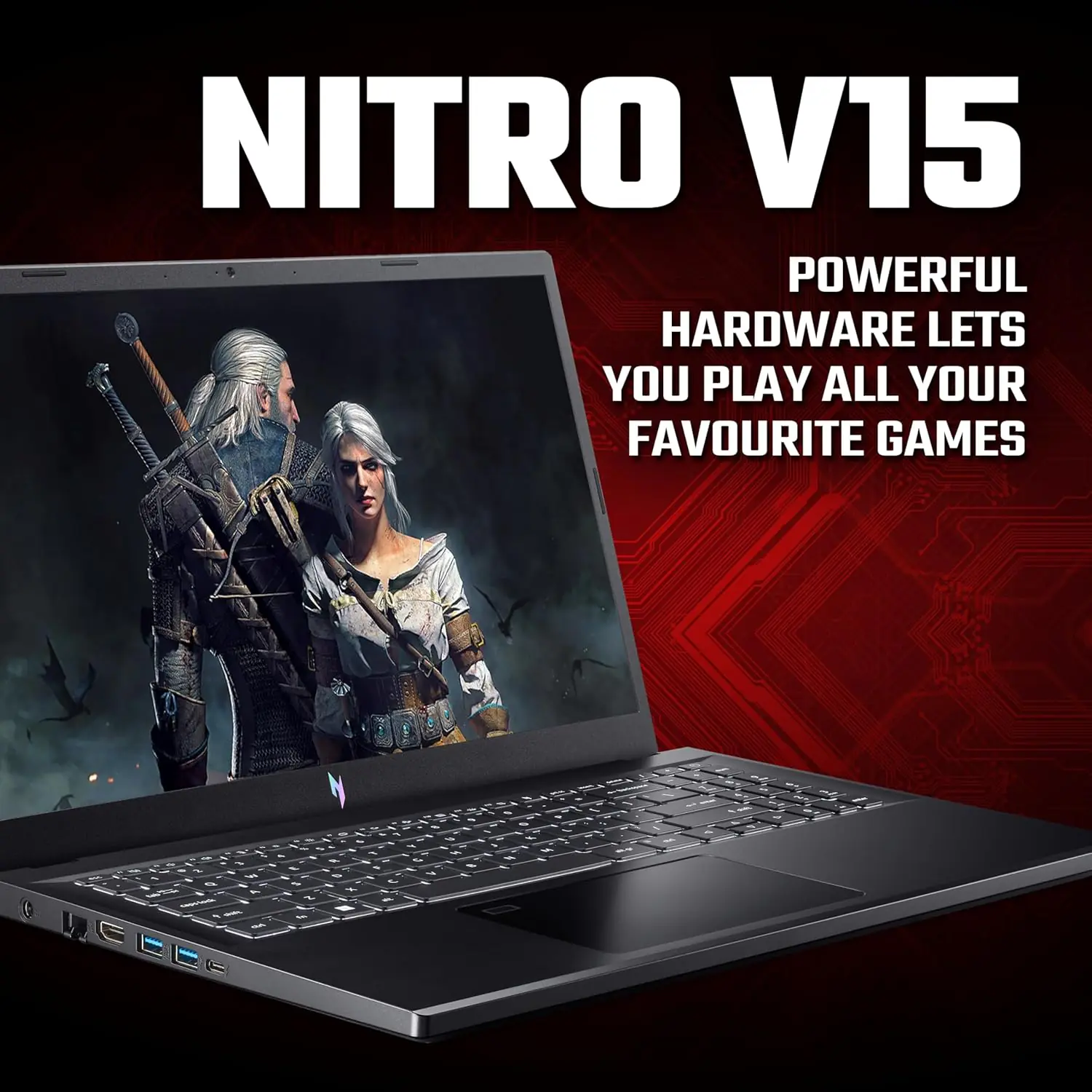 ANV15-51-75VW Nitro V15 i7-13620H RTX 2050 16GB RAM Acer Nitro V 15 Intel® Core™ i7-13620H