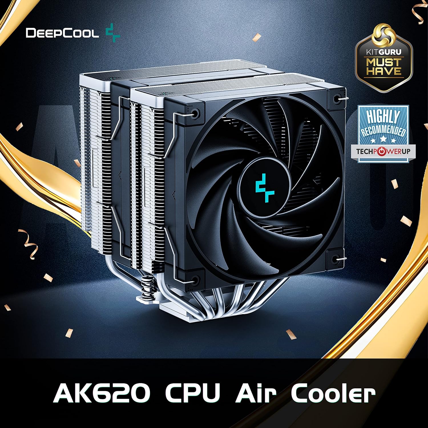 Pure copper bottom with six pieces 6mm nickel plated heat pipes maximize heat dissipation to overall 260W TDP cooling capacity supports even overclocked CPUs in compact PCs Two high-speed DeepCool FK120 PWM 120mm fans with fluid dynamic bearing offer 1850RPM and 68.99CFM each to build the efficient air cooling system