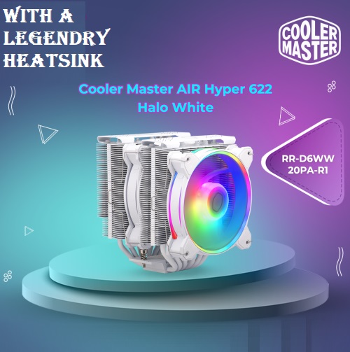 Cooler Master Hyper 622 Halo White CPU Air Cooler