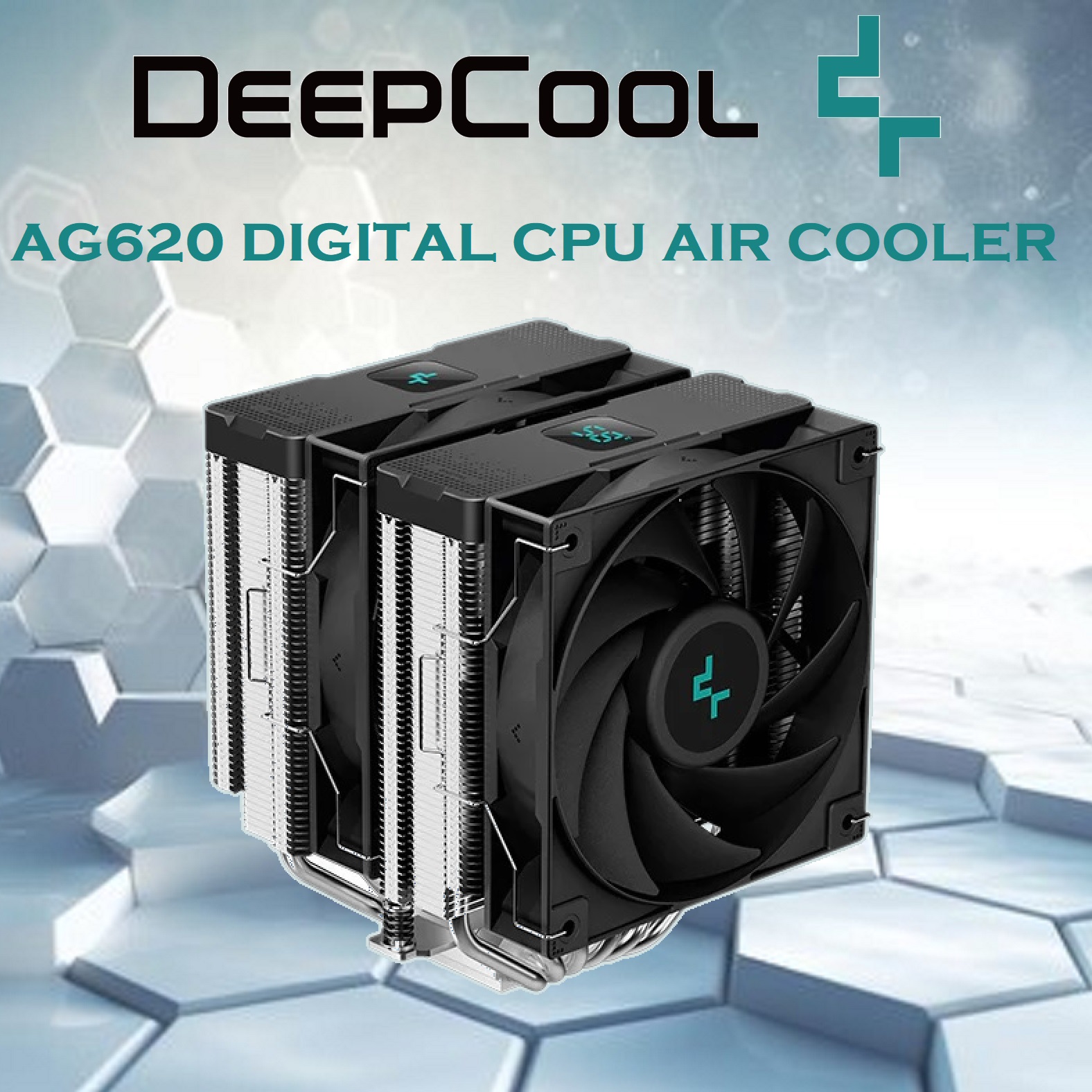 R-AG620-BKNDMN-G-1 AG620 Digital CPU AIR COOLER with Temp Display DeepCool AG620 Digital CPU AIR COOLER with Temp Display