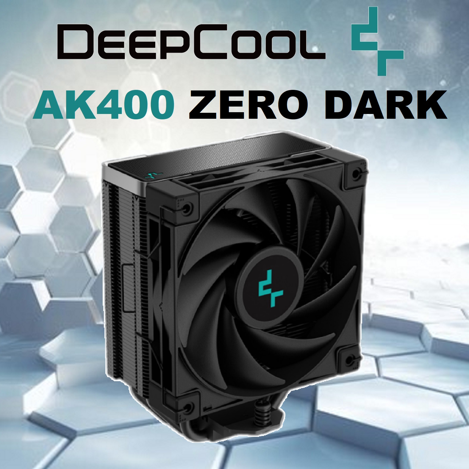 R-AK400-BKNNMN-G-2 DeepCool AK400 ZERO DARK CPU AIR COOLER 220W DeepCool AK400 ZERO DARK CPU AIR COOLER