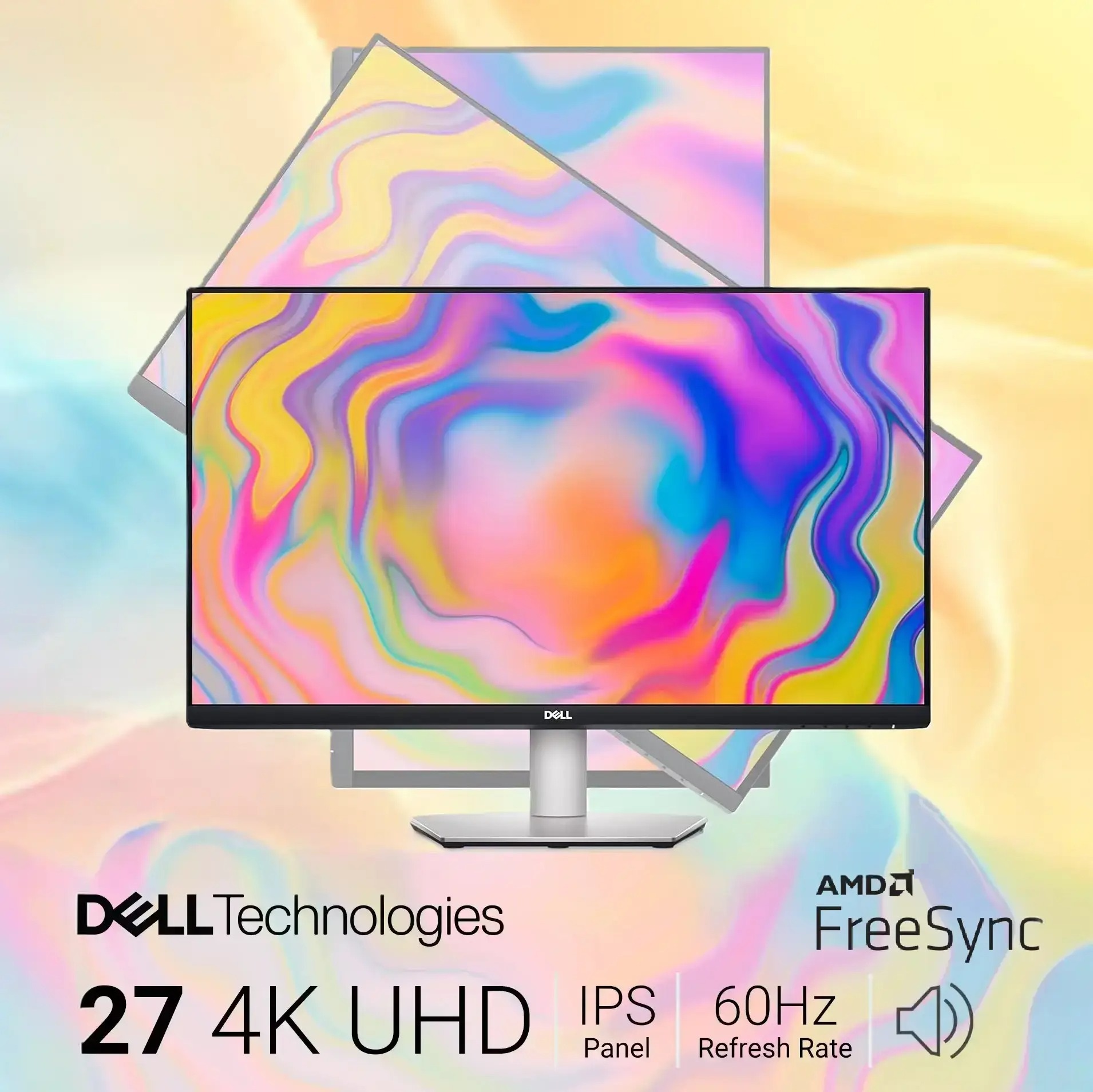 DELL-S2722QC Dell 27-Inch 4K UHD USB-C Monitor 3W Speakers Dell S2722QC 27-Inch 4K UHD USB-C Monitor