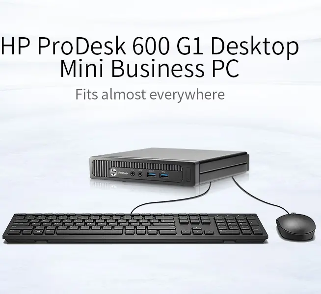 HP ProDesk 600 G1 Desktop Mini PC F3U77AV i3-4360T 4GB 120GB NVME DOS BUSINESS PC 