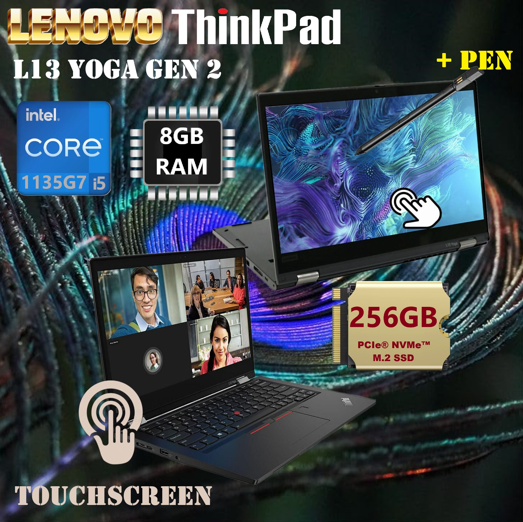 TP00114B LENOVO ThinkPad L13 Yoga Gen 2 Intel® Core™ i5-1135G7 | 8GB DDR4 RAM