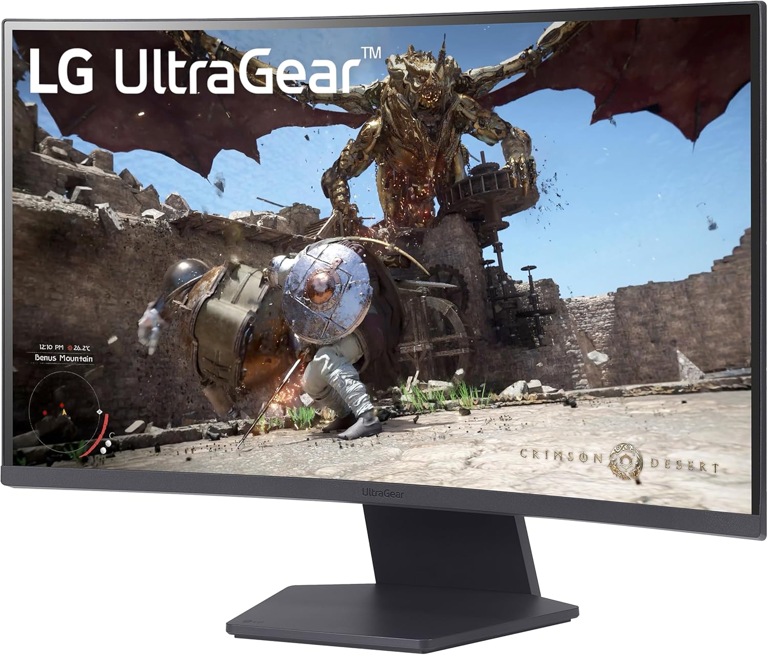 27GS60QC-B Ultragear Curved Gaming Monitor 27-Inch QHD LG 27GS60QC-B Ultragear Curved Gaming Monitor 27-Inch QHD (2560x1440) 180Hz 1ms 1000R AMD FreeSync HDR10 HDMIx2 DisplayPort Borderless Design Black Stabilizer DAS Crosshair FPS Counter - Black