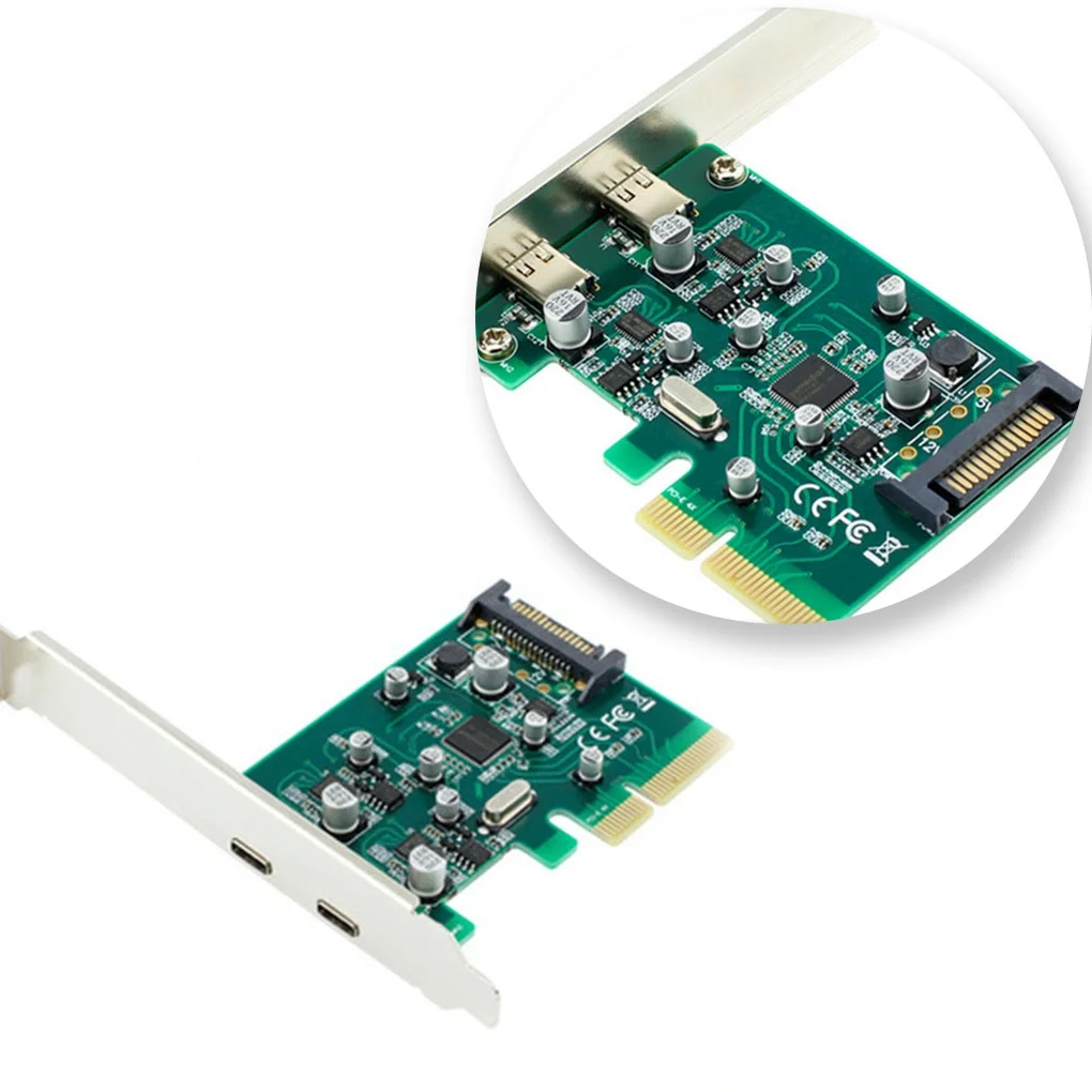 SPB301 PCI Express Card with 2 USB Type C Ports PCI Express Card with 2 USB 3.1 Type C Ports 10GB/s Transmission. PCI Express 4X Expansion Card for 2 Superspeed USB 3.1 Ports with Type C