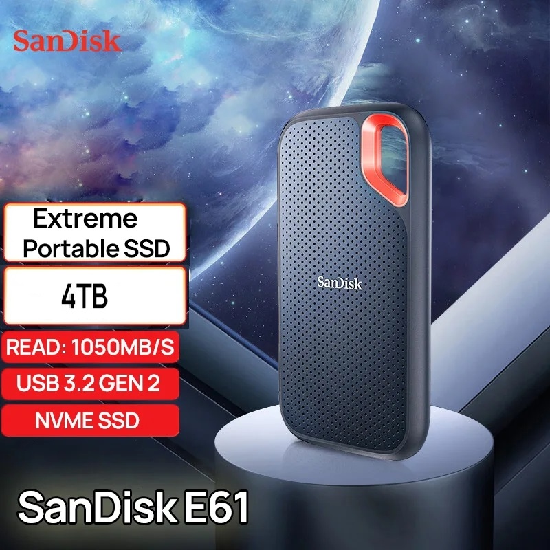 SanDisk 4TB Extreme Portable SSD