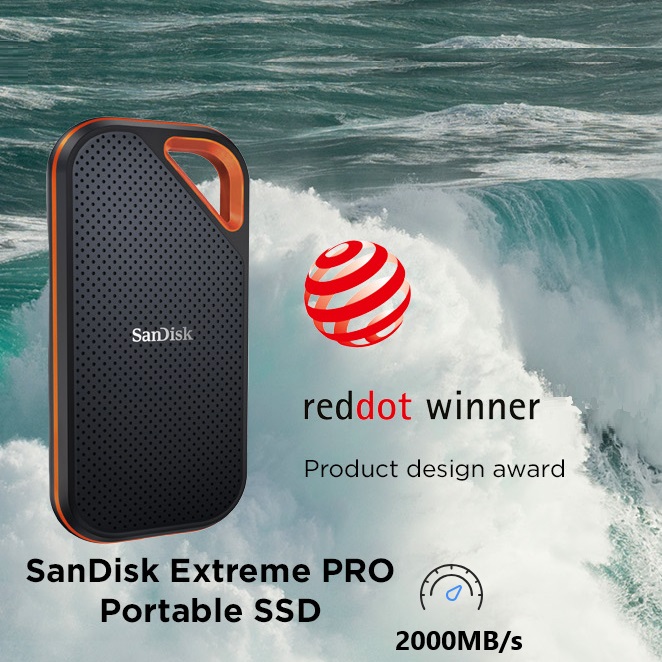 SanDisk 4TB Extreme PRO Portable SSD 2000MBs SDSSDE81-2T00-G25 SanDisk 2TB Extreme PRO Portable SSD 2000MBs SanDisk 2TB Extreme PRO Portable SSD - Up to 2000MB/s - USB-C