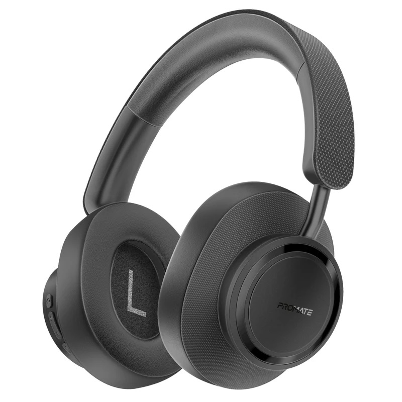 TAKT.BLACK Over-Ear Stereo Wireless Headphones PROMATE High Fidelity Over-Ear Stereo Wireless Headphones ; Bluetooth 5.4 ; 10m Operating Distance ; AUX Support ; Clear Calls ; Effortless Button Control ; Lightweight & Foldable