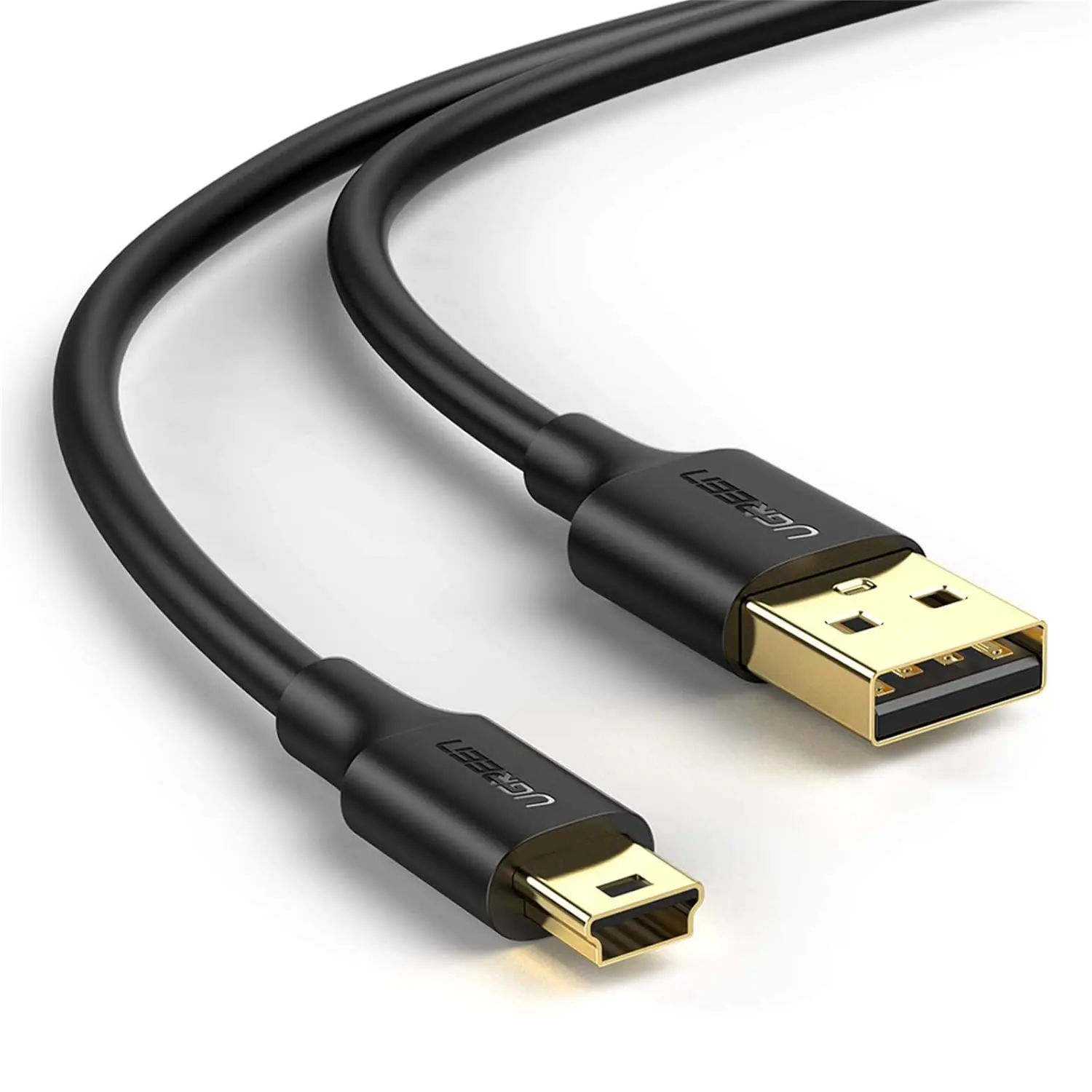 UGREEN-30472 UGREEN USB 2.0 A Male To Mini USB Cable 5 Pin Male ; 2 meters