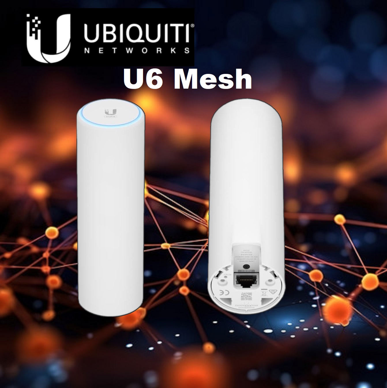 U6-MESH Ubiquiti U6 Dual Band Wireless Access Point Ubiquiti Dual Band 5.3 Gbit/s Wireless Access Point – Indoor/Outdoor