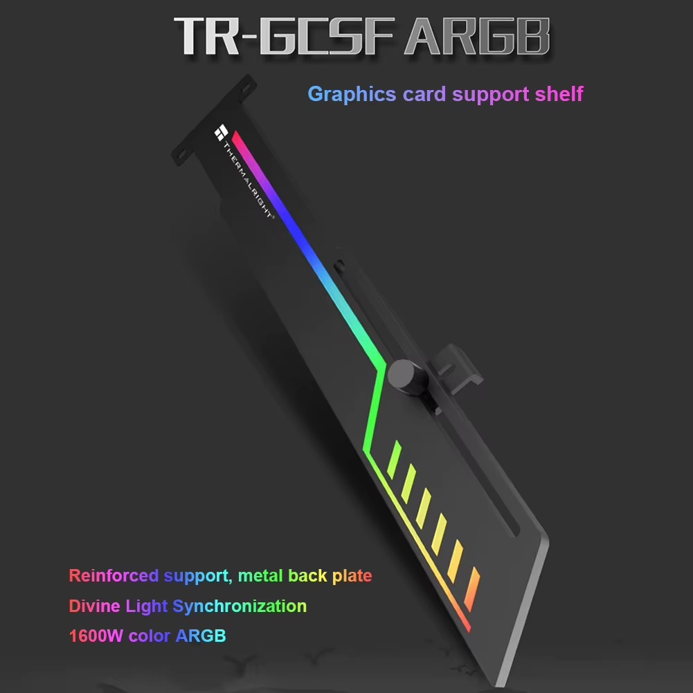 TR-GCSF-ARGB Thermalright TR-GCSF Graphics Card GPU Brace Support Holder with ARGB Lighting