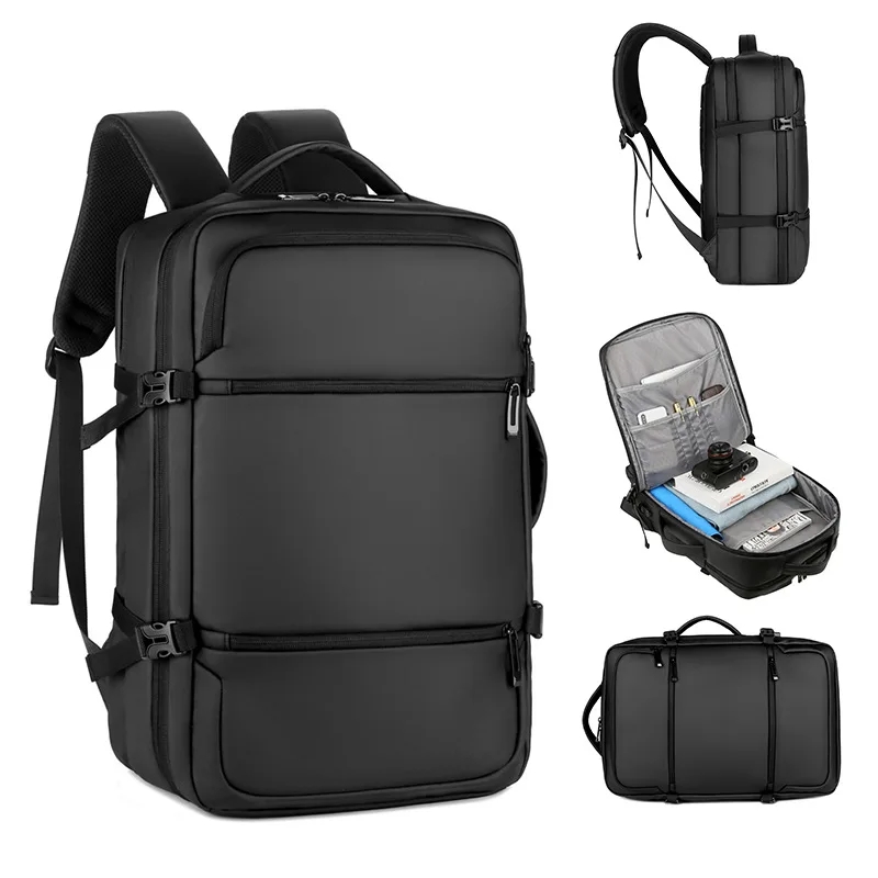 Laptop Backpack - Holds up to 15.6" Laptops & Tablets - Waterproof - Ergonomic Softback - Electronics Impact Protection - Luggage Strap - Organized Pockets - Suitable for Travel