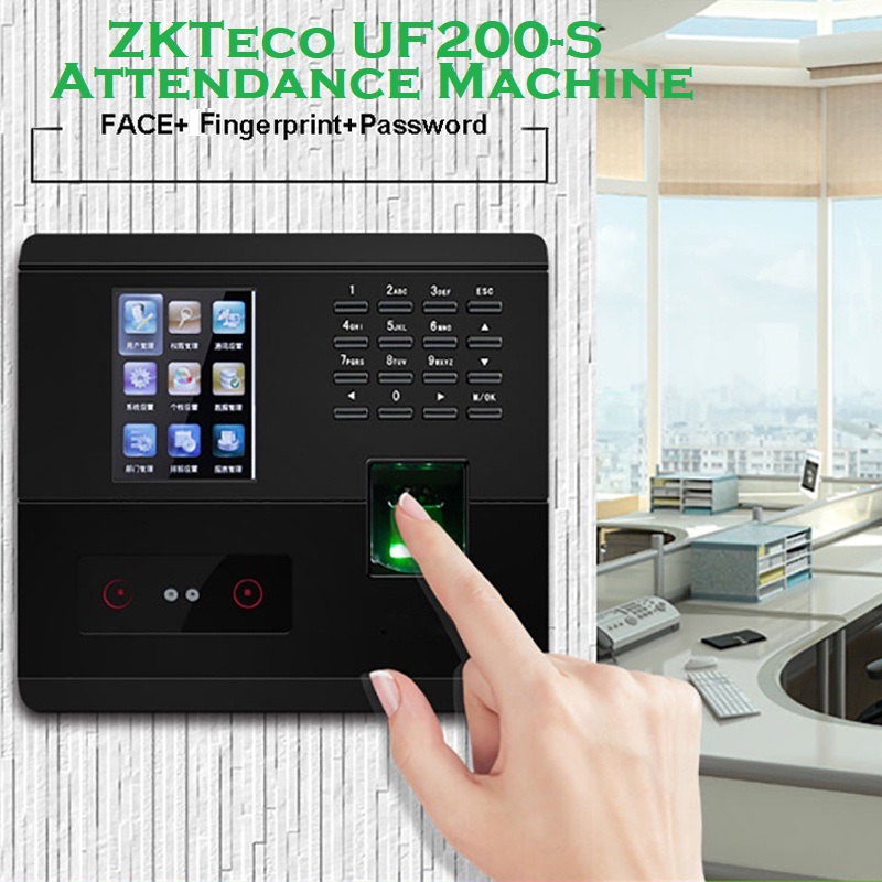 ZKT-UF200-S Attendance Machine Finger Print and Face ID ZKTeco UF200-S Color Screen with Camera Attendance Machine Finger Print and Face ID