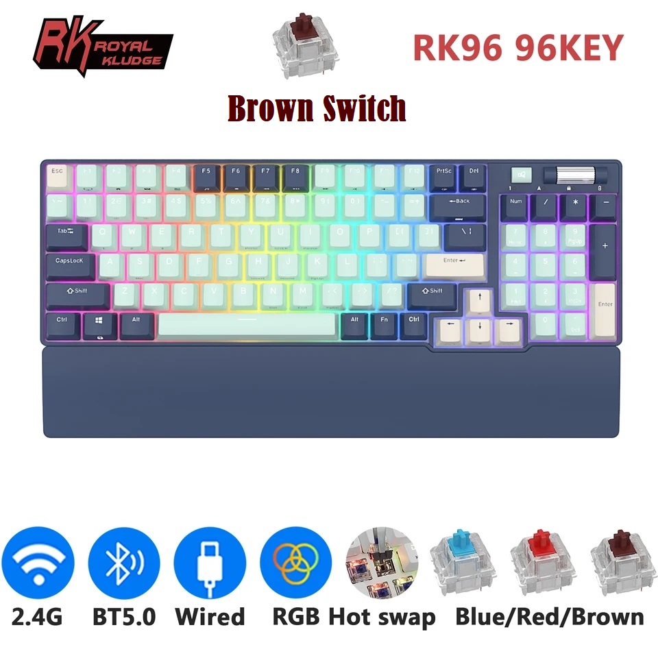 RK ROYAL KLUDGE RK96 Mechanical Keyboard