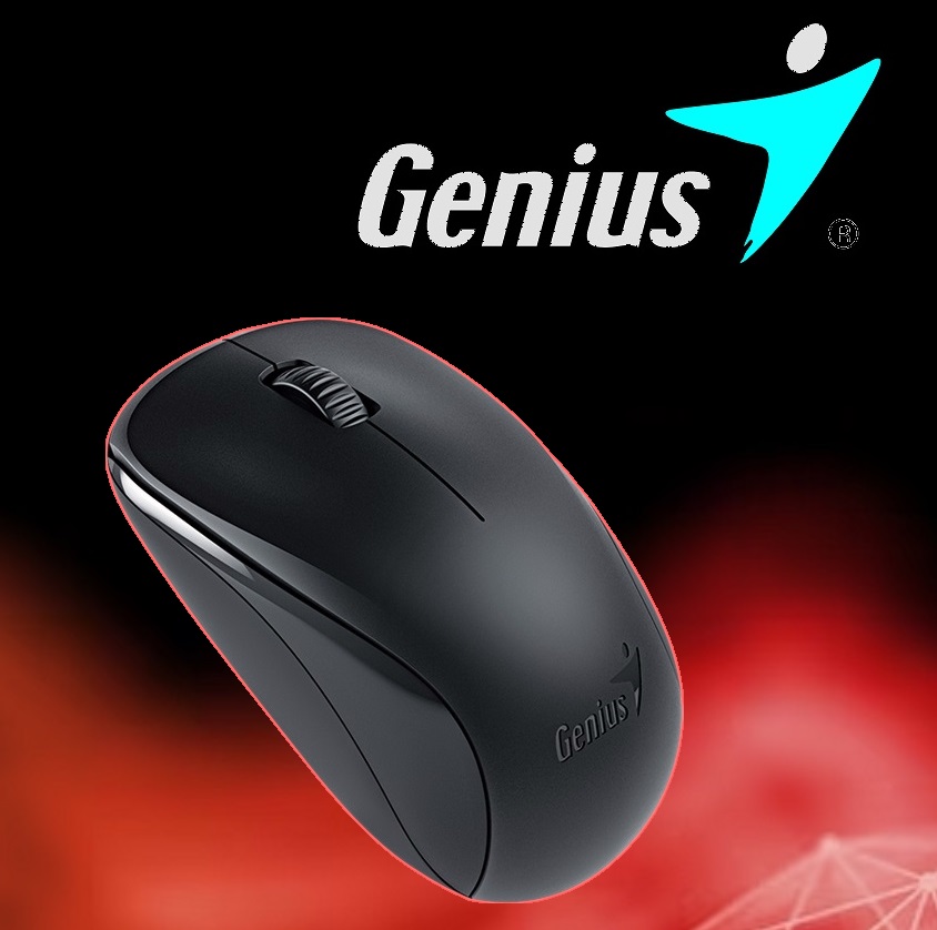 NX-7000 Genius NX-7000 Wireless Mouse Genius NX-7000 Wireless Mouse - Lightweight Compact Ambidextrous - 2.4GHz Unified USB Receiver - Adjustable DPI (800