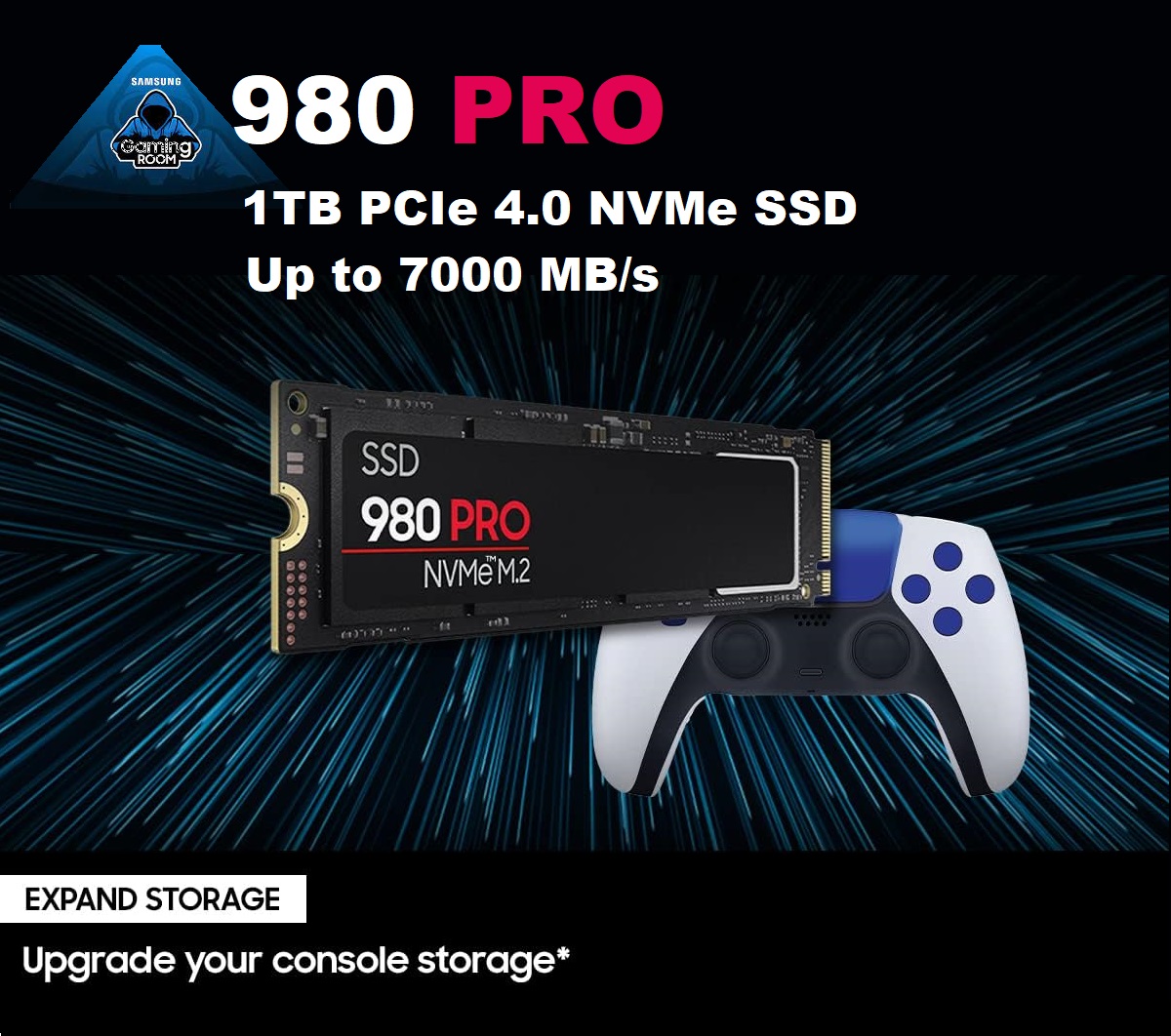 MZ-V8P1T0BW Samsung 980 PRO 1 TB PCIe NVMe SSD 7000 MBs Samsung 980 PRO 1TB PCIe 4.0 NVMe SSD