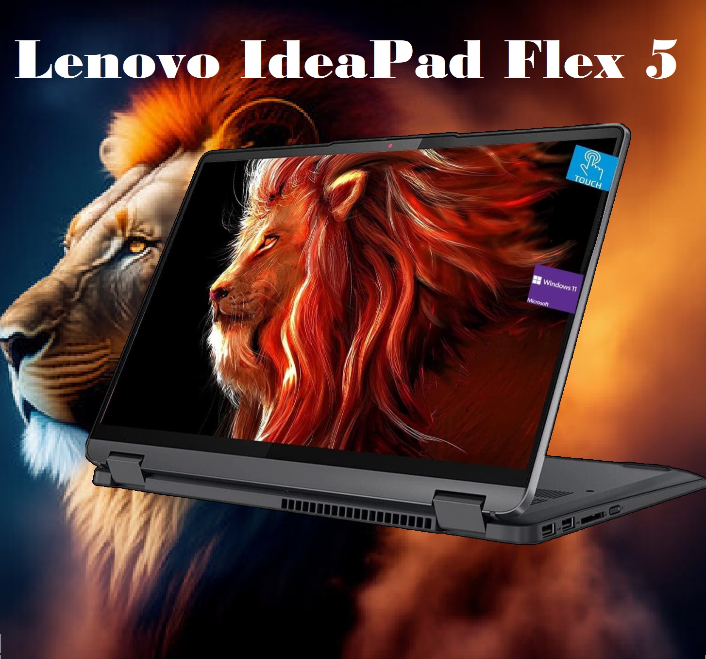 82R700L4US Flex 5 TOUCH Laptop 14 inch WUXGA Windows 11 Lenovo IdeaPad Flex 5 14IAU7 Intel® Core™ i3-1215U | 8GB DDR4 RAM